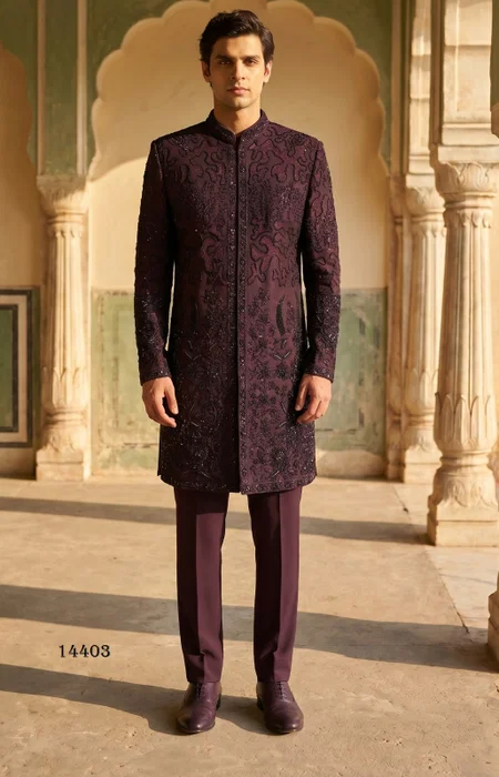 Outluk Vol 144 Designer Heavy Armani Mens Indo Western Manufacturers
